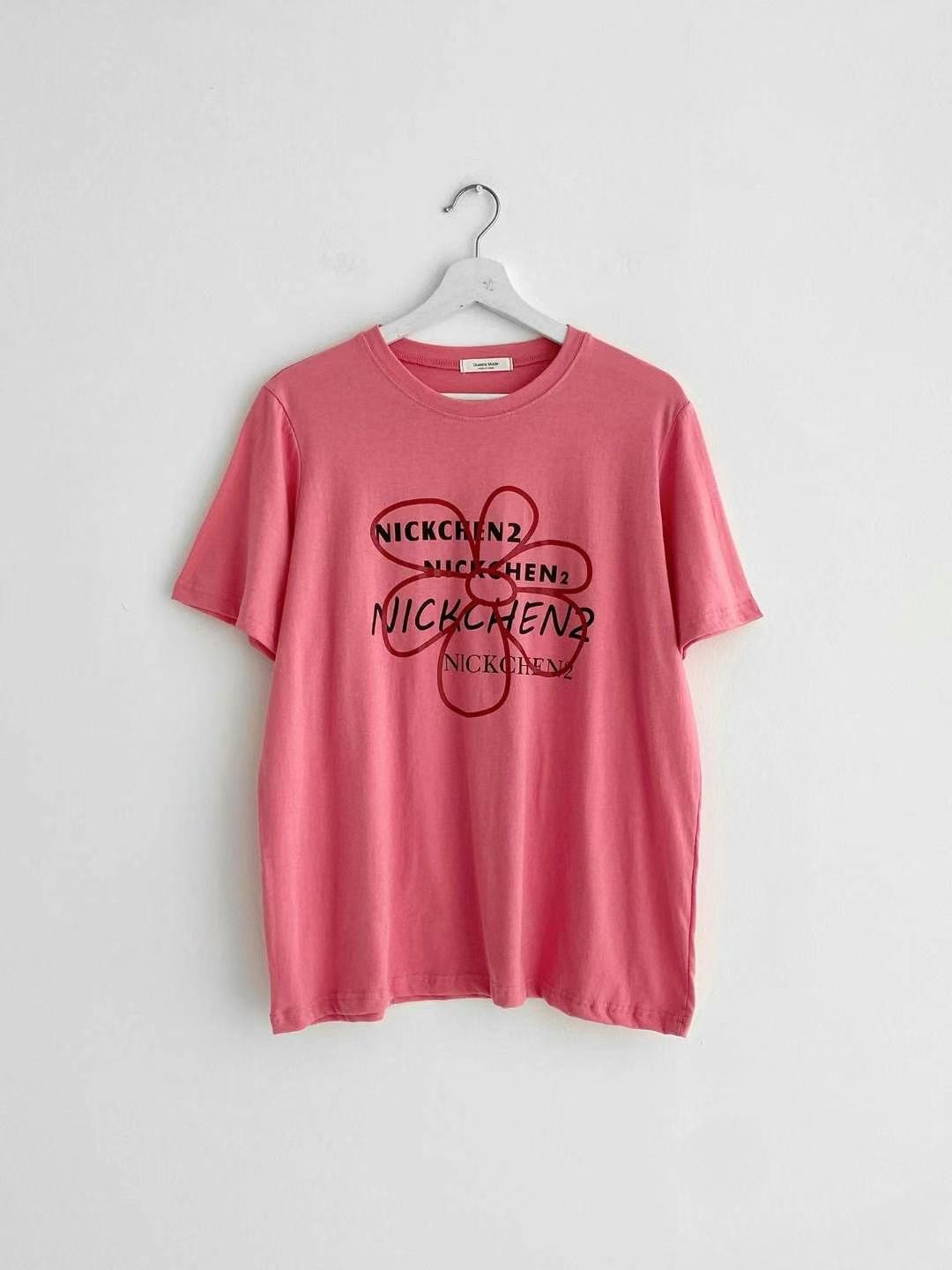 QUEENS MADE韓國直郵東大門實拍女裝新品人氣真品熱賣24春夏T恤QUEENS MADET恤圖色2