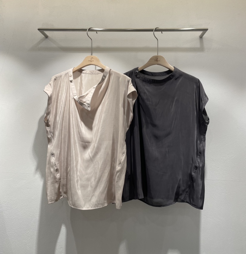 Magie韓國直郵東大門實拍女裝新品24春夏時尚熱賣襯衫蕾絲衫VI A襯衫/蕾絲衫