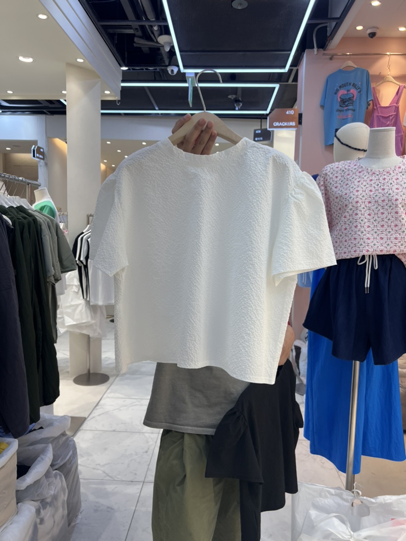 NEAR韓國直郵東大門代購女士新品推薦24秋夏襯衫蕾絲衫雙面NEAR襯衫/蕾絲衫