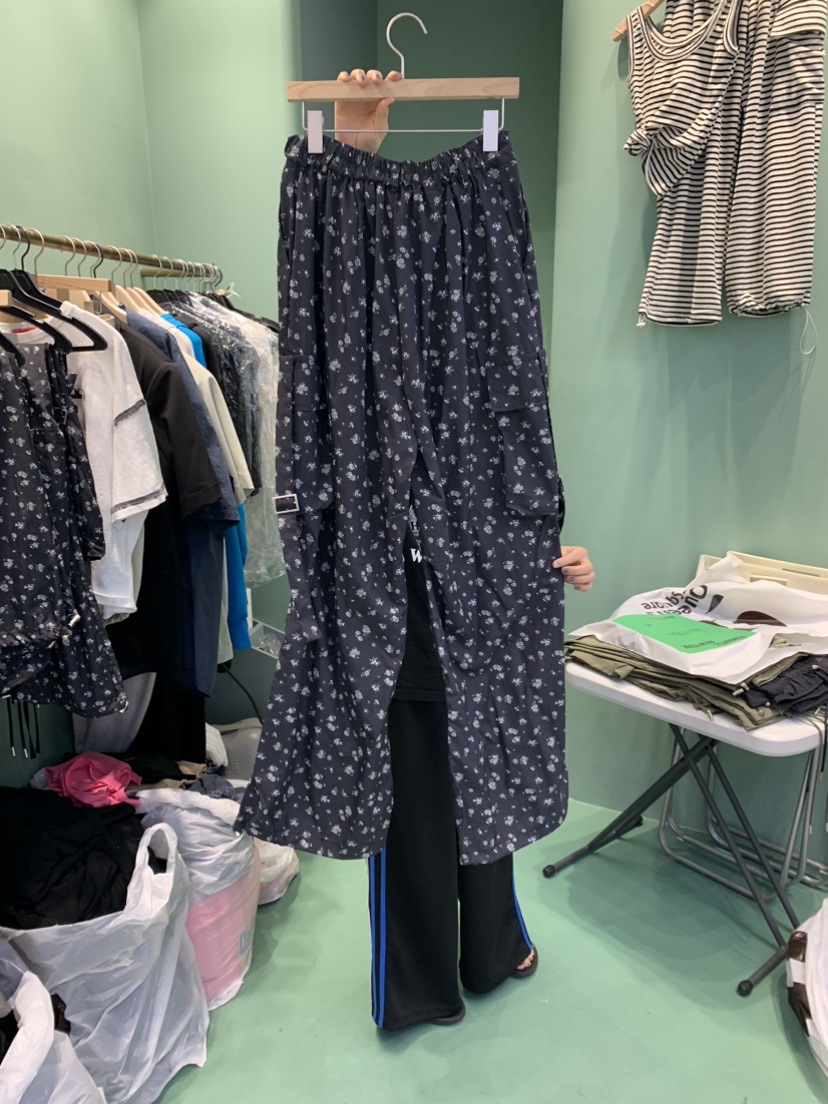 ROMANTIC NEWYORK韓國直郵女裝新品24春夏人氣休閑褲工裝褲ROMANTIC NEWYORK休閑褲