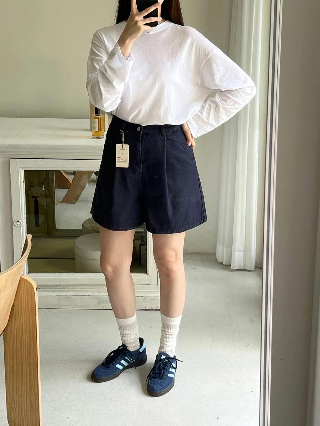 SATURDAY直郵韓國代購女裝新款熱賣24春夏時尚職業長袖T恤SATURDAY長袖T恤