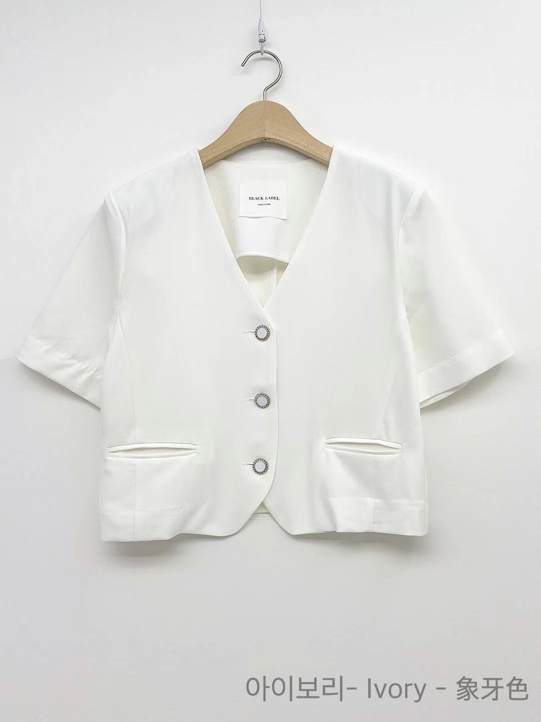HACKER韓國直郵東大門實拍女裝新品24春夏時尚真品職業夾克HACKER夾克圖色2