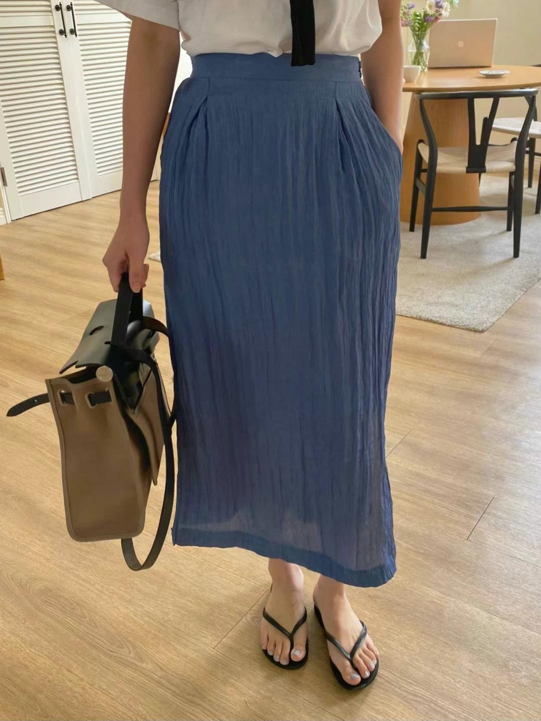 M.STORY直郵韓國代購女裝新款真品休閑人氣時尚推薦熱賣長裙M.STORY長裙圖色1