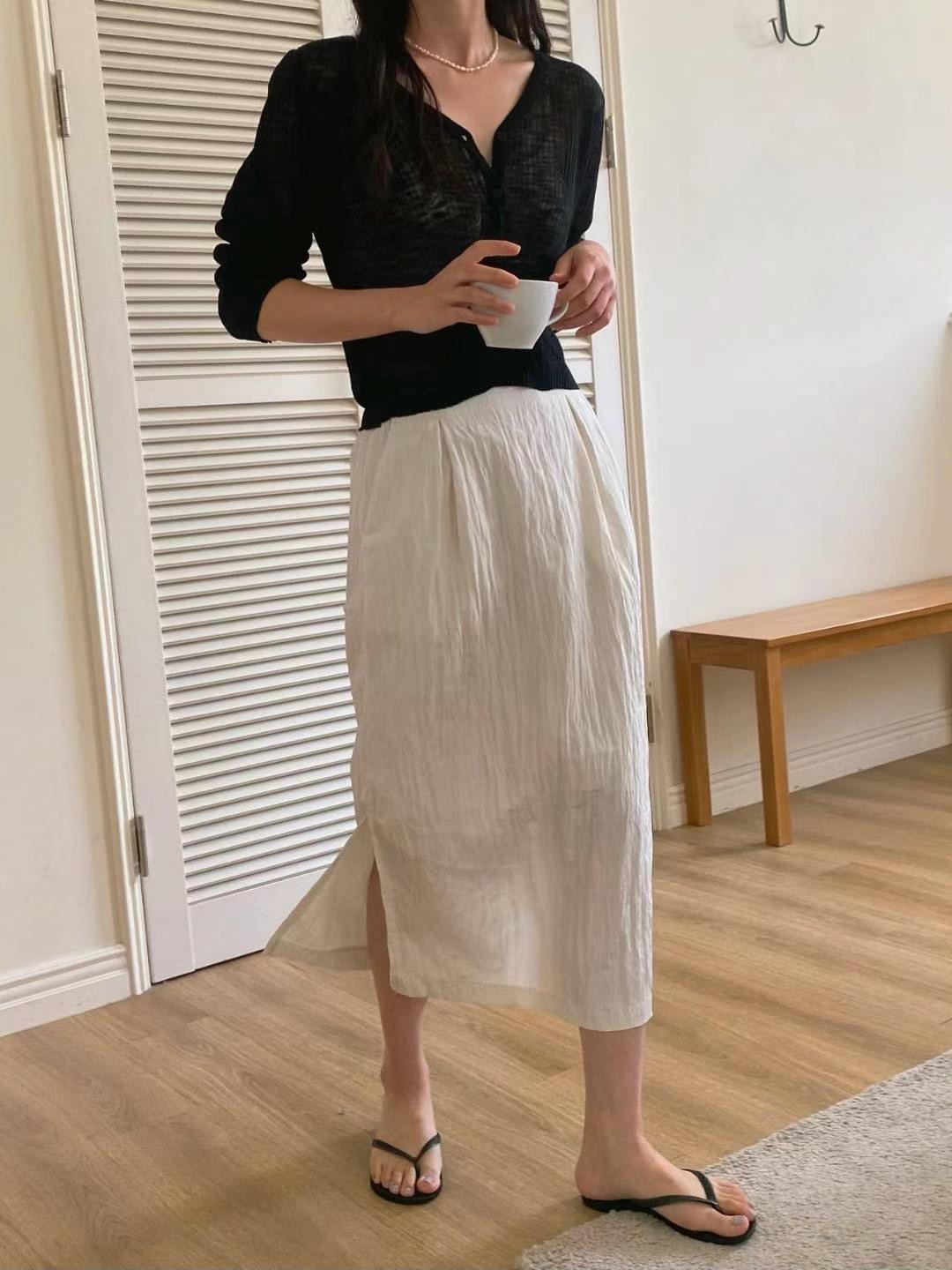 M.STORY直郵韓國代購女裝新款真品休閑人氣時尚推薦熱賣長裙M.STORY長裙圖色2