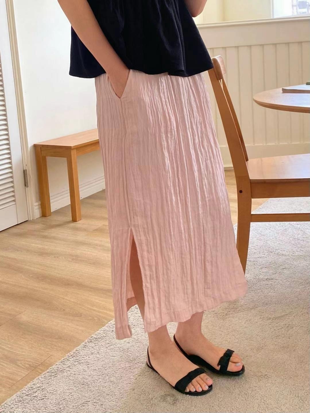 M.STORY直郵韓國代購女裝新款真品休閑人氣時尚推薦熱賣長裙M.STORY長裙圖色3