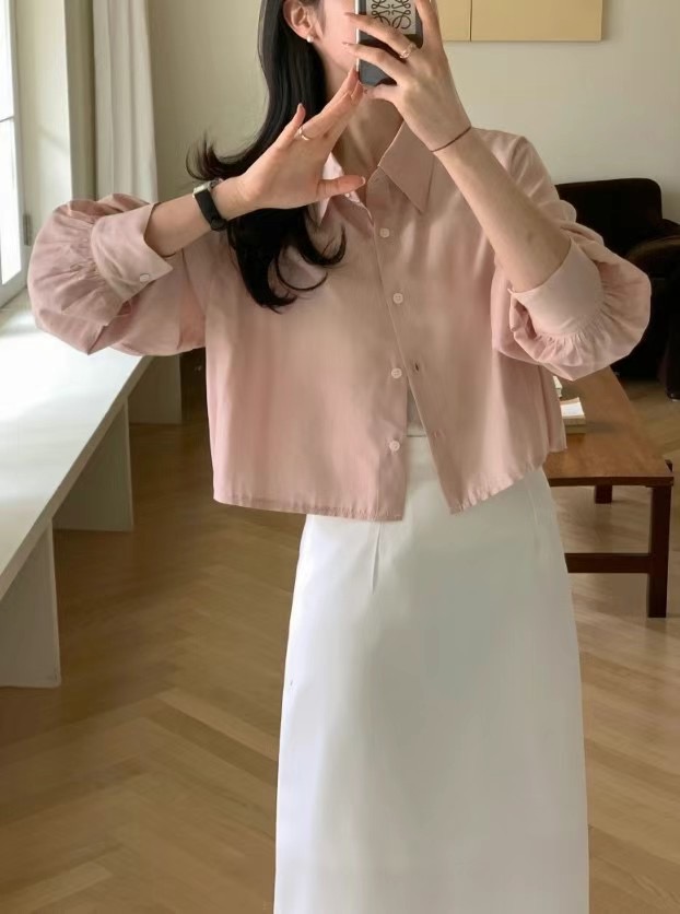 SOARE韓國直郵女裝新款時尚真品休閑人氣熱賣職業襯衫蕾絲衫SOARE襯衫/蕾絲衫圖色1