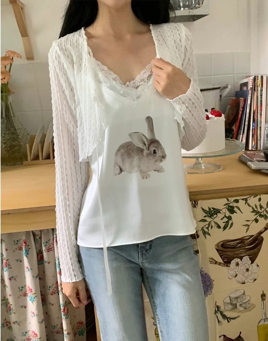 OEUF韓國直郵東大門代購女裝新款推薦時尚休閑24春夏針織衫OEUF針織衫