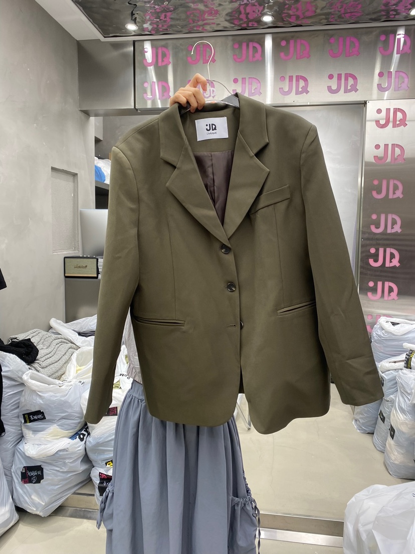 Judyque韓國直郵東大門實拍女裝新品24春夏人氣真品時尚夾克Judyque夾克圖色1