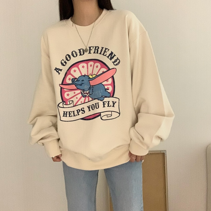 FROMJINI韓國直郵東大門實拍女裝新品24春夏職業休閑衛衣FROMJINI衛衣