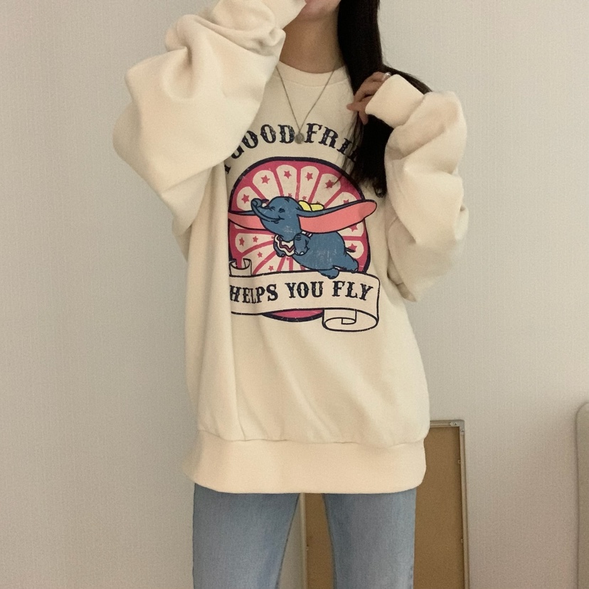 FROMJINI韓國直郵東大門實拍女裝新品24春夏職業休閑衛衣FROMJINI衛衣