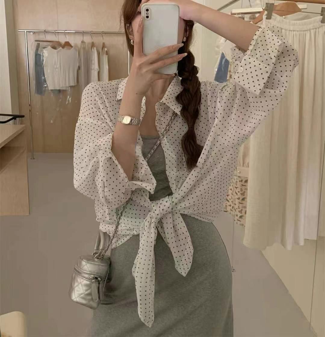 CELLONA韓國直郵女裝新品推薦時尚24春夏真品職業襯衫蕾絲衫CELLONA襯衫/蕾絲衫
