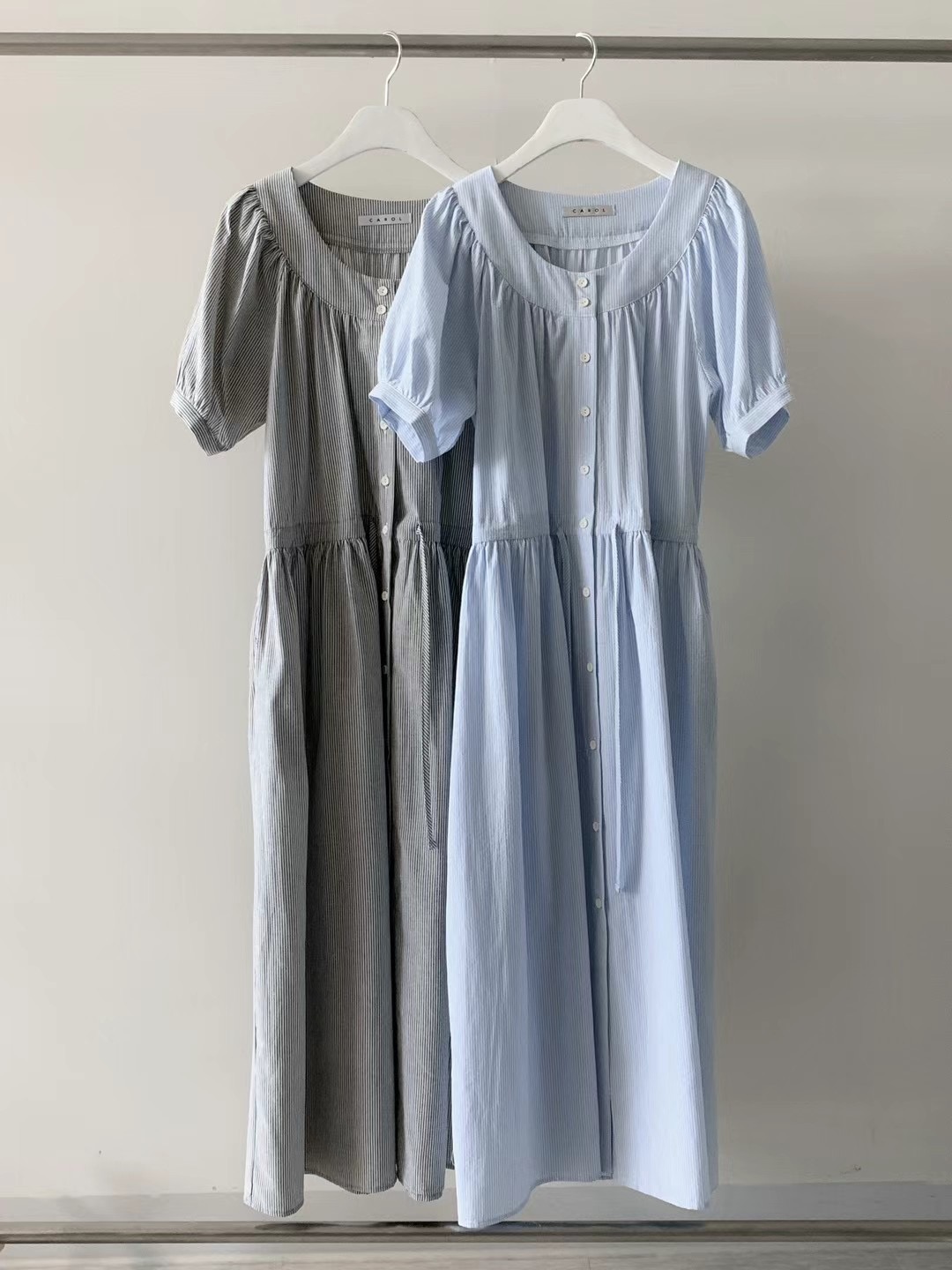 CAROL韓國直郵女裝新品人氣熱賣時尚真品職業休閑24春夏連衣裙CAROL連衣裙