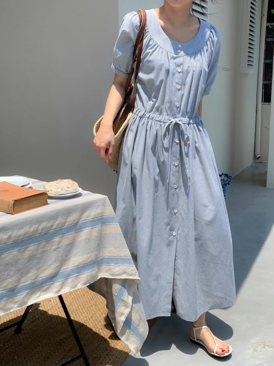 CAROL韓國直郵女裝新品人氣熱賣時尚真品職業休閑24春夏連衣裙CAROL連衣裙圖色2