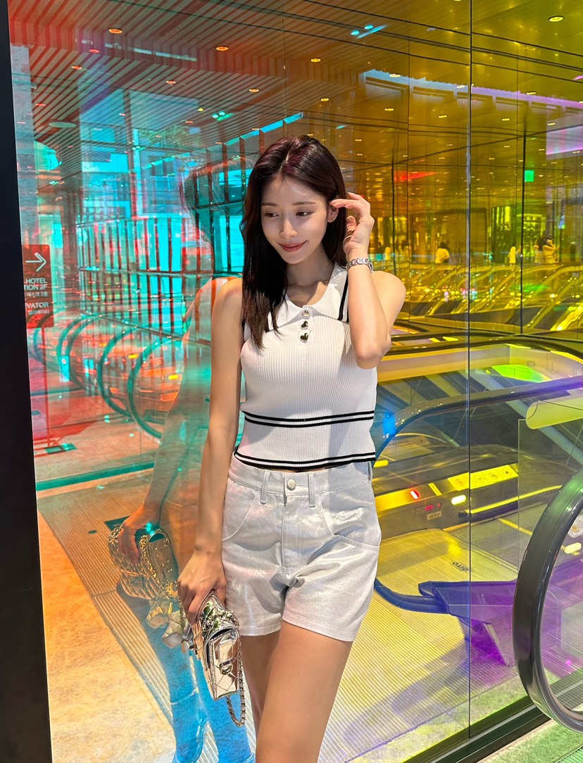ON:UP韓國直郵女裝新品職業熱賣時尚推薦人氣真品24春夏短褲ON:UP短褲