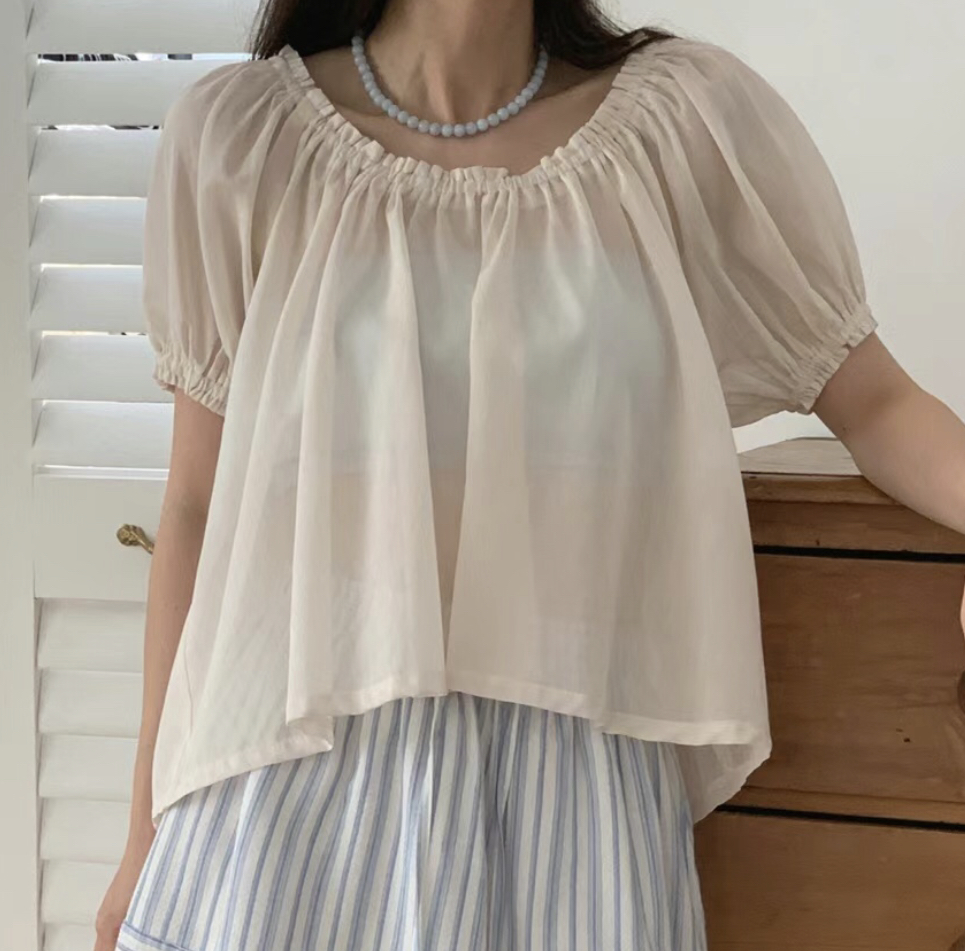 REFLEUR韓國直郵東大門代購女裝新款熱賣人氣推薦襯衫蕾絲衫EVERY MOMENT襯衫/蕾絲衫圖色1