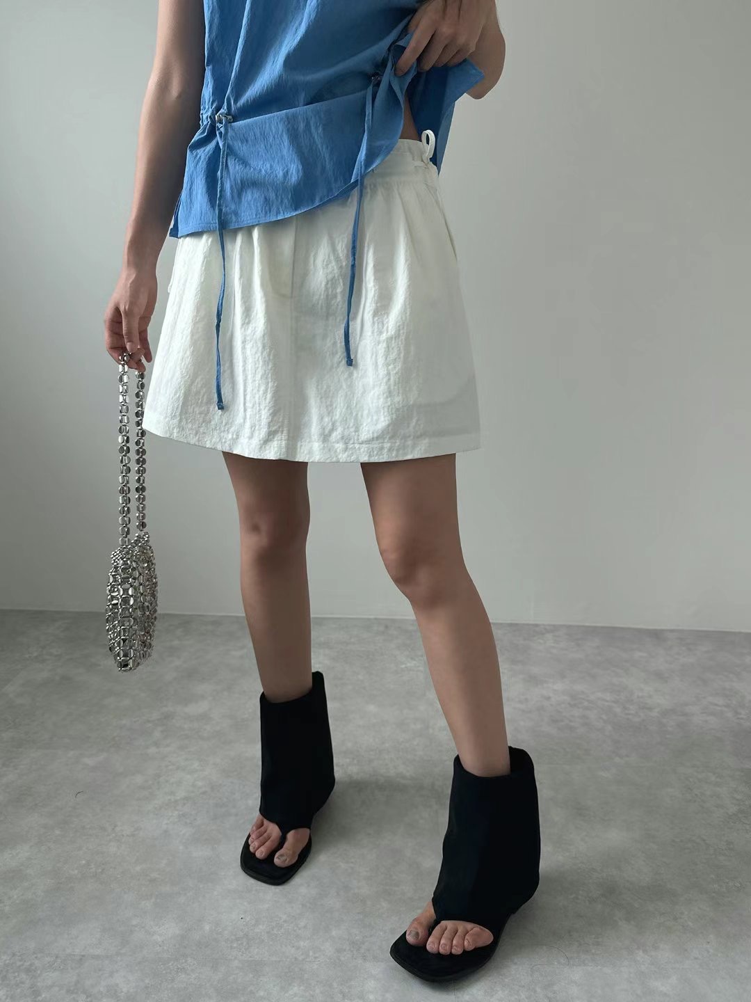 UNENE韓國直郵東大門實拍女裝新款人氣熱賣推薦24秋夏短裙UNENE短裙