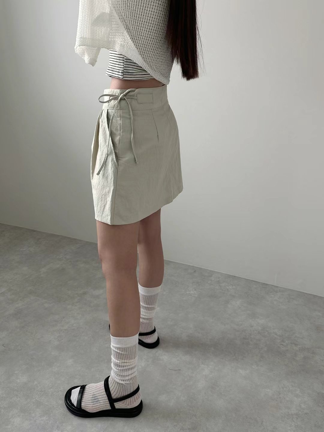 UNENE韓國直郵東大門實拍女裝新款人氣熱賣推薦24秋夏短裙UNENE短裙