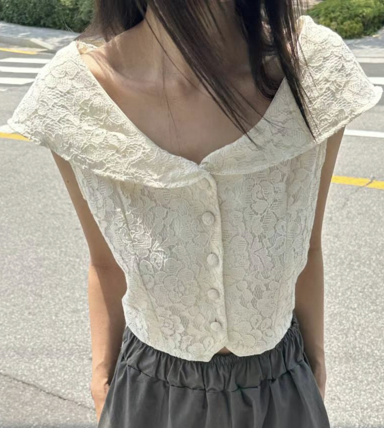 BILLIONS韓國直郵女裝新品職業熱賣真品人氣推薦襯衫蕾絲衫EXCUSE襯衫/蕾絲衫圖色1