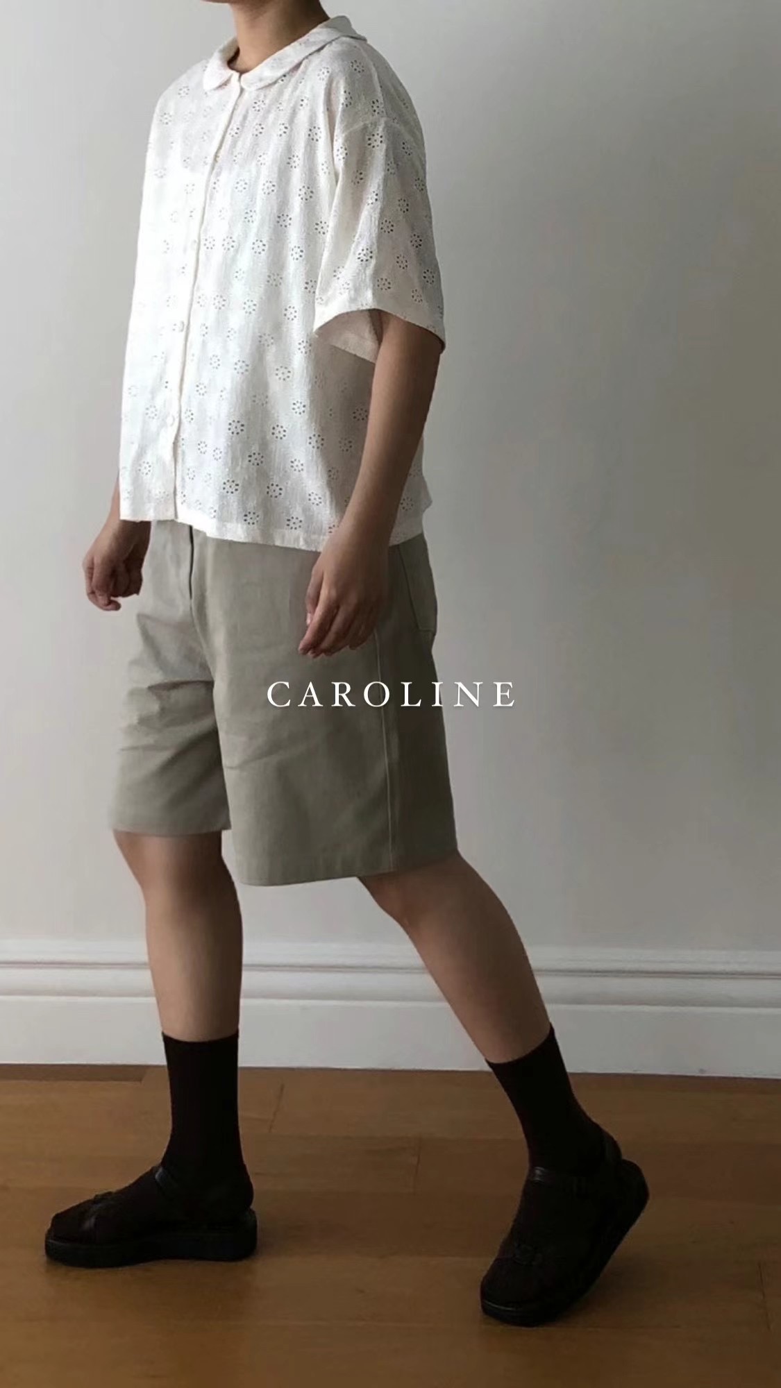 CAROLINE韓國直郵東大門代購女裝新款人氣休閑真品時尚短褲CARO_LINE短褲圖色3