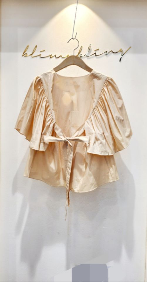 BLING BLING直郵韓國代購女裝新品24春夏推薦襯衫蕾絲衫BLING BLING-S襯衫/蕾絲衫