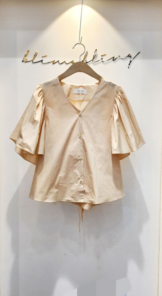 BLING BLING直郵韓國代購女裝新品24春夏推薦襯衫蕾絲衫BLING BLING-S襯衫/蕾絲衫圖色1