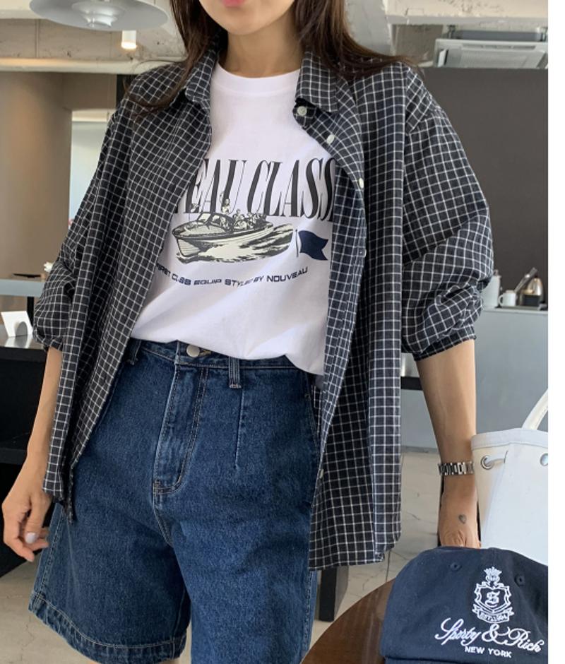 直郵韓國代購女裝新品推薦真品24春夏休閑職業襯衫蕾絲衫襯衫/蕾絲衫圖色2