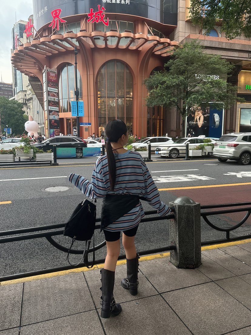 MADE-P直郵韓國代購女士新品人氣24秋夏推薦休閑長袖T恤MADE-P長袖T恤