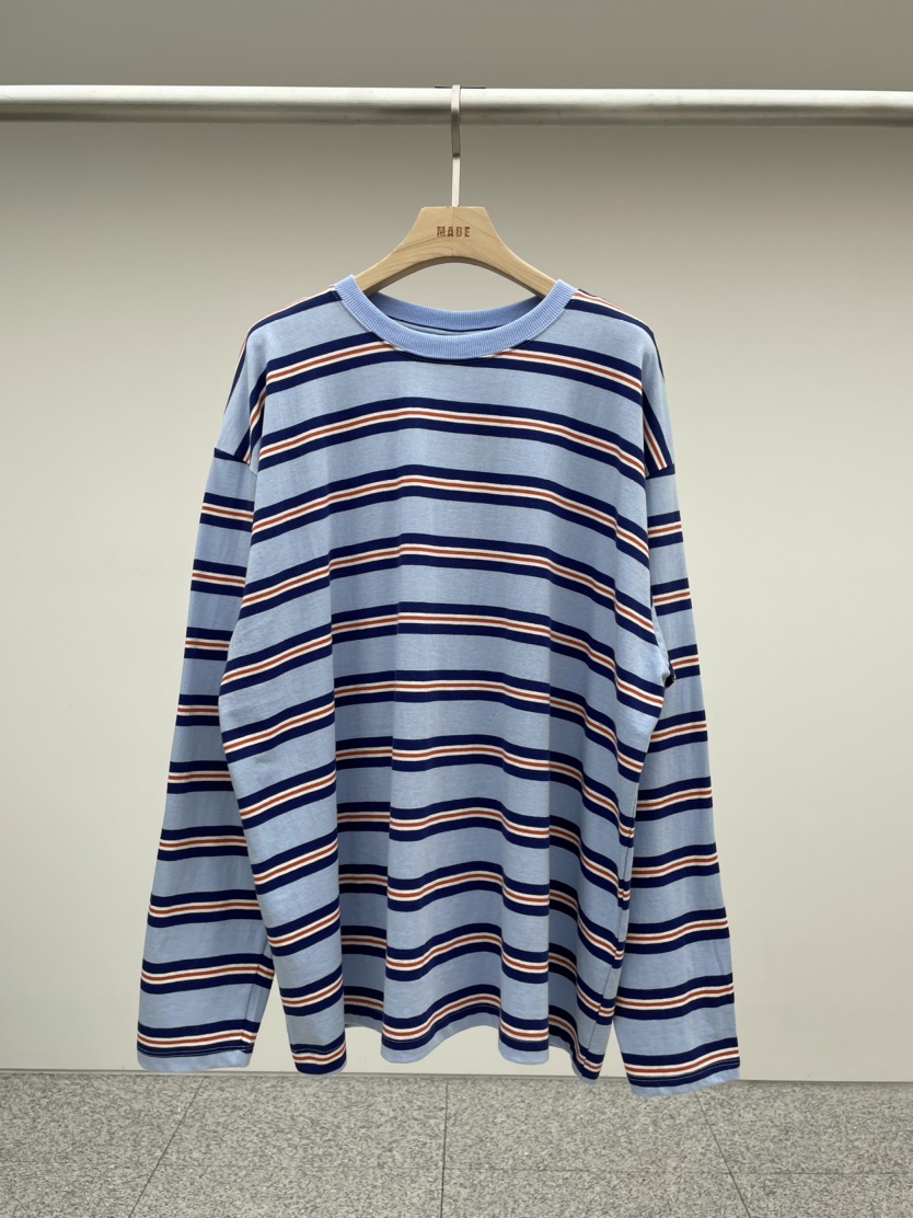 MADE-P直郵韓國代購女士新品人氣24秋夏推薦休閑長袖T恤MADE-P長袖T恤圖色2