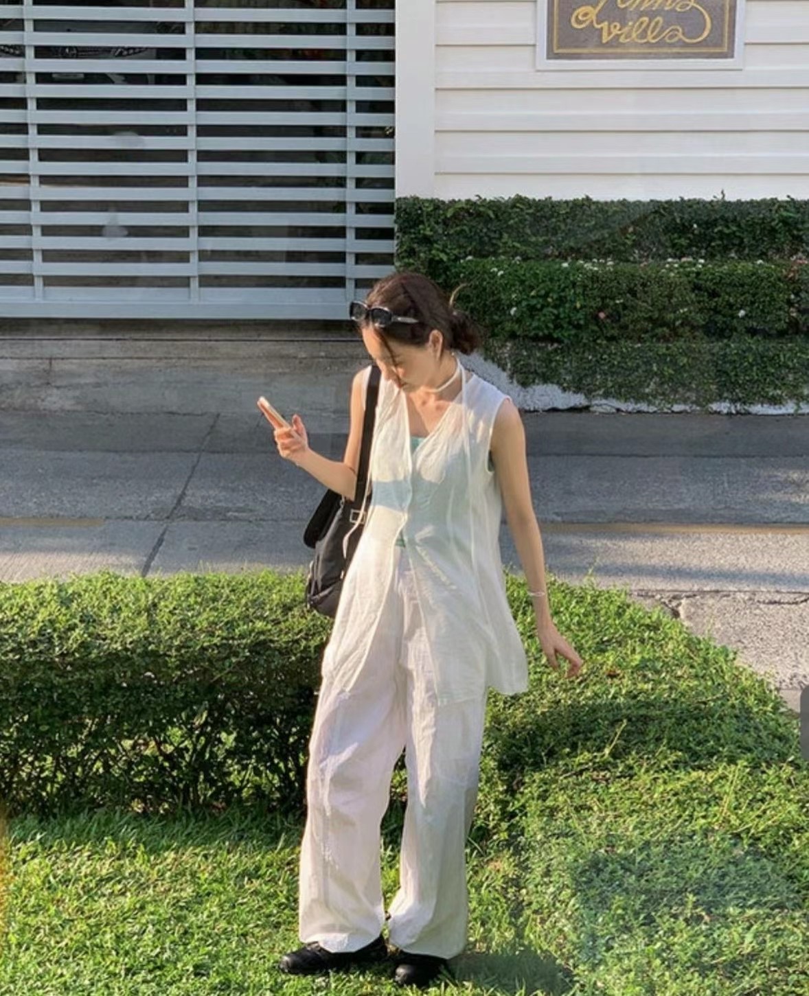 X韓國直郵女裝新款熱賣休閑職業時尚人氣推薦真品襯衫蕾絲衫TRIMMING襯衫/蕾絲衫