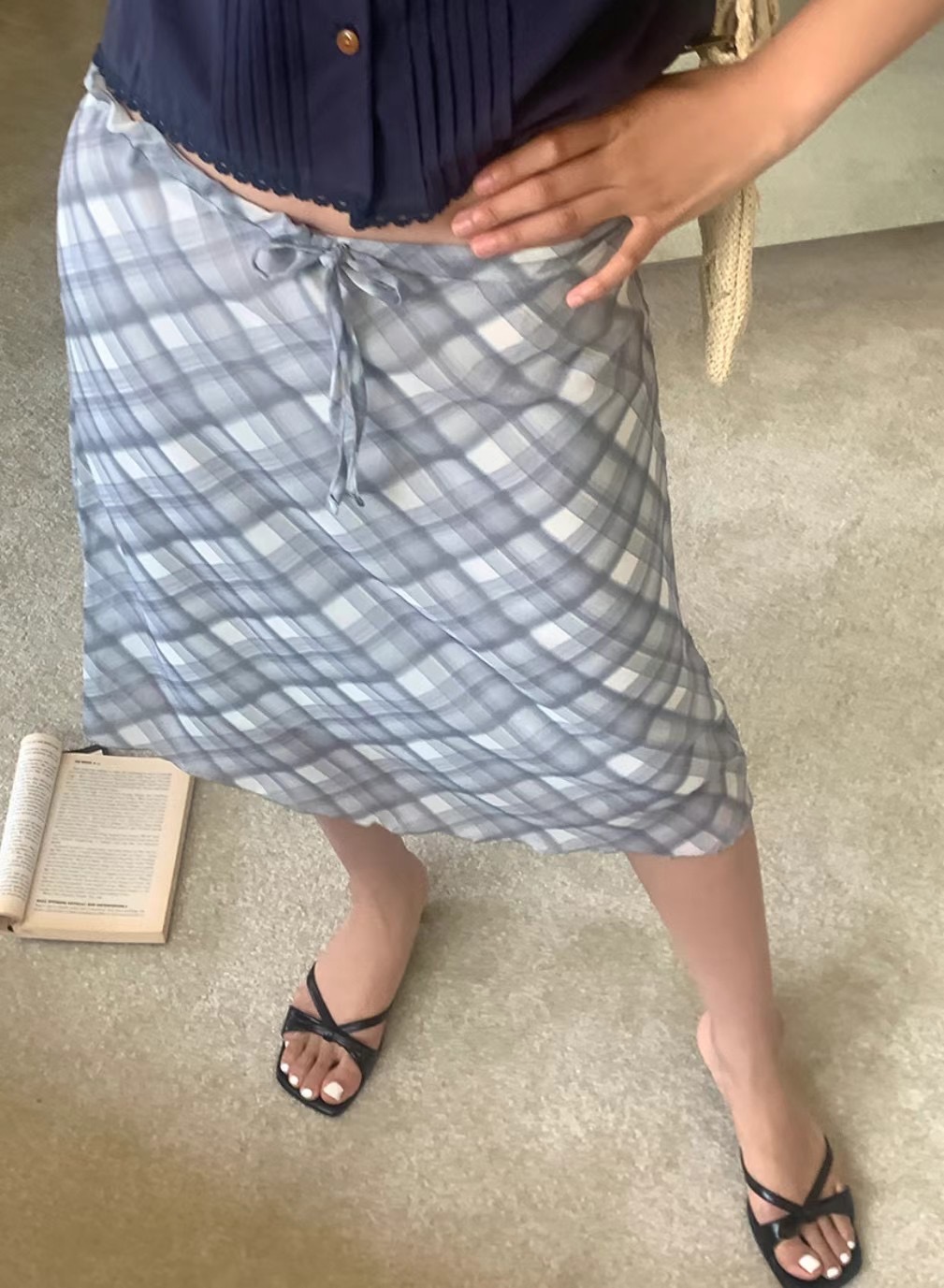 DOUBLEIN韓國直郵東大門代購女裝新款職業時尚半身裙中短裙LOVINE半身裙/中短裙