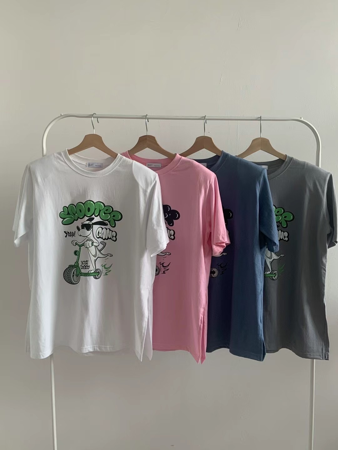 OBJET-ot直郵韓國代購女裝新款24秋夏休閑熱賣人氣時尚T恤OBJETT恤圖色2左二色
