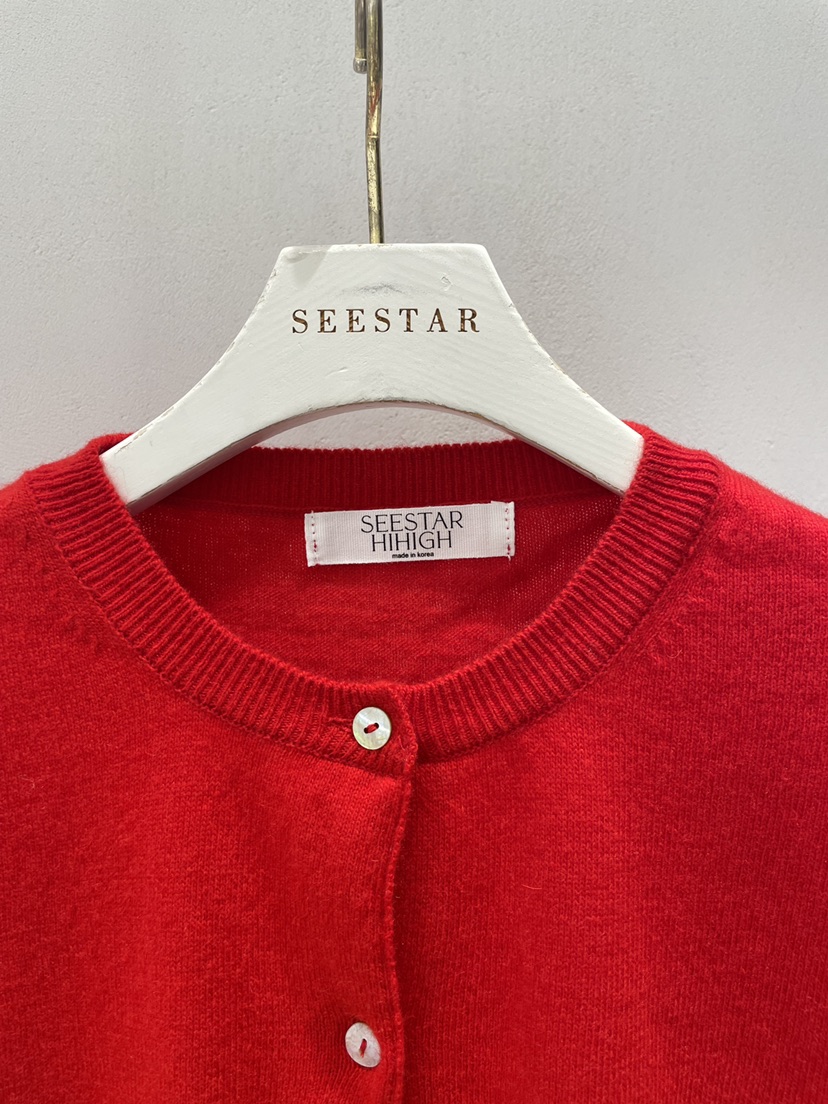 SEESTAR*/hi high韓國直郵東大門實拍女裝新品熱賣針織衫羊絨秋款SEESTAR/hi high針織衫