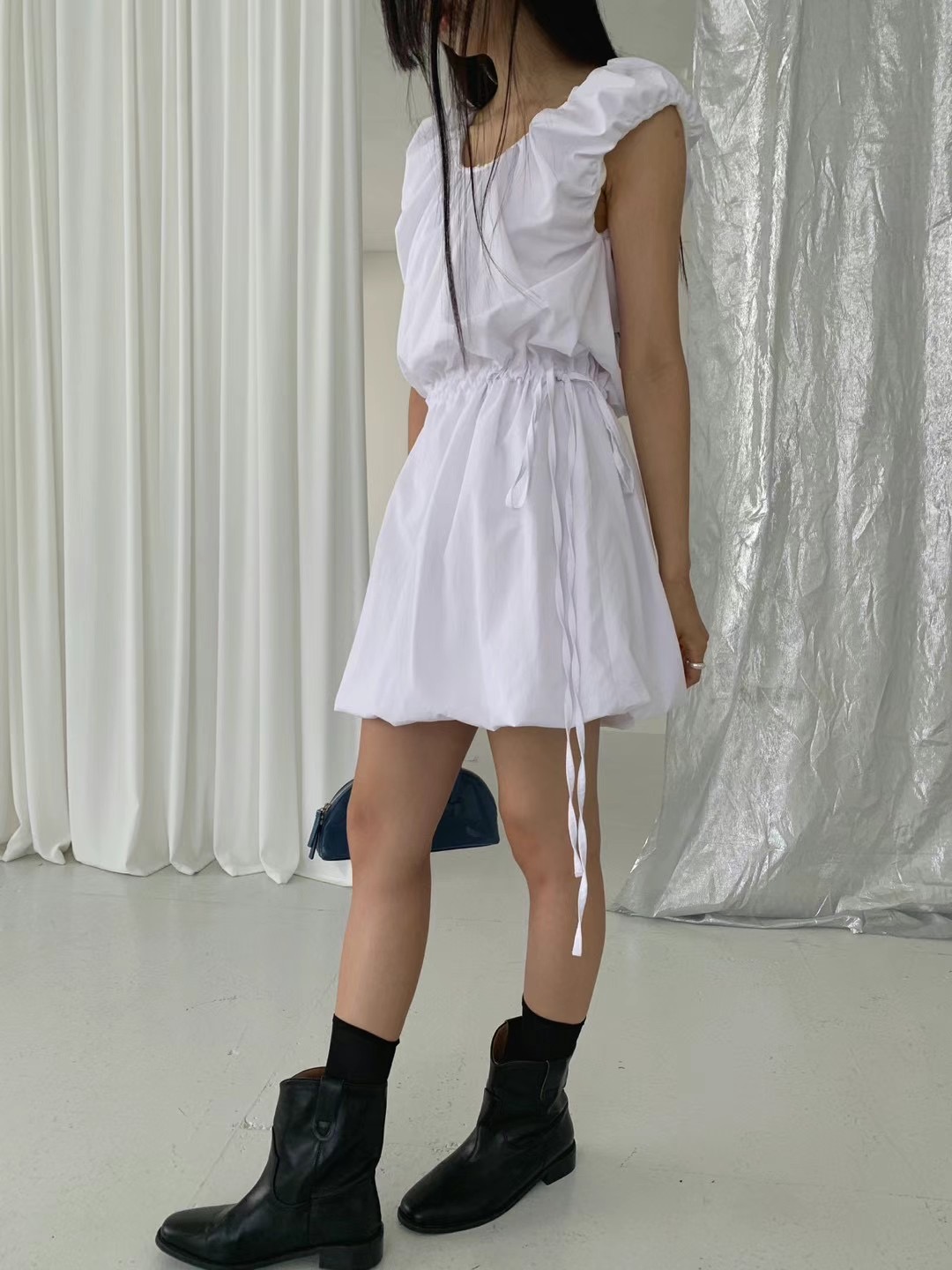 OWL直郵韓國代購女裝新品24春夏推薦休閑熱賣職業人氣連衣裙OWL連衣裙