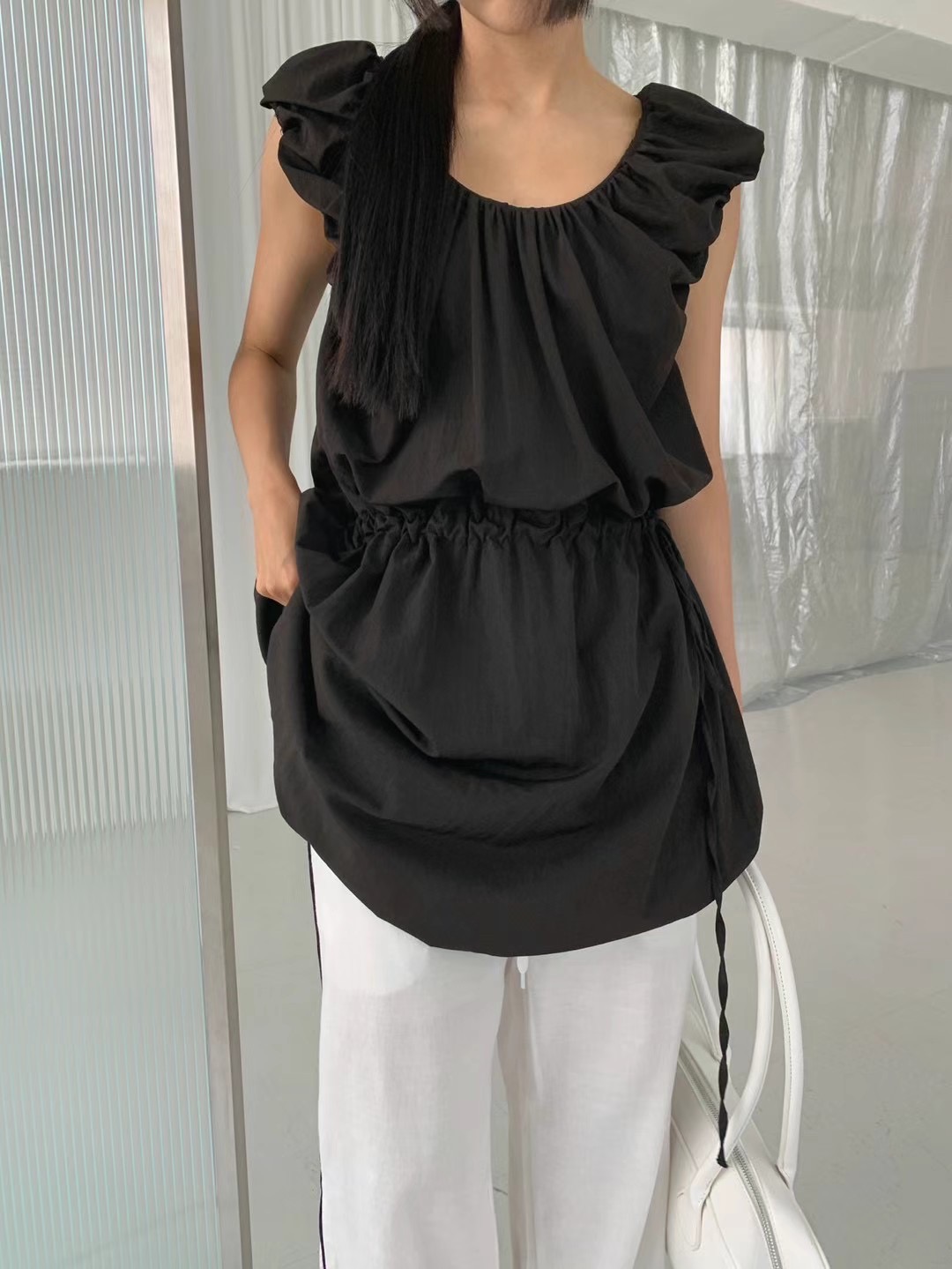 OWL直郵韓國代購女裝新品24春夏推薦休閑熱賣職業人氣連衣裙OWL連衣裙