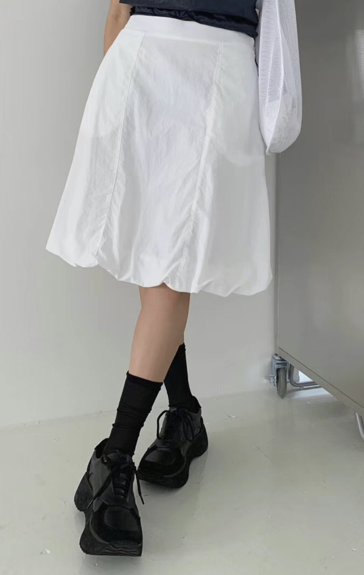 OWL韓國直郵女裝新品24春夏真品熱賣職業休閑半身裙中短裙OWL半身裙/中短裙圖色2