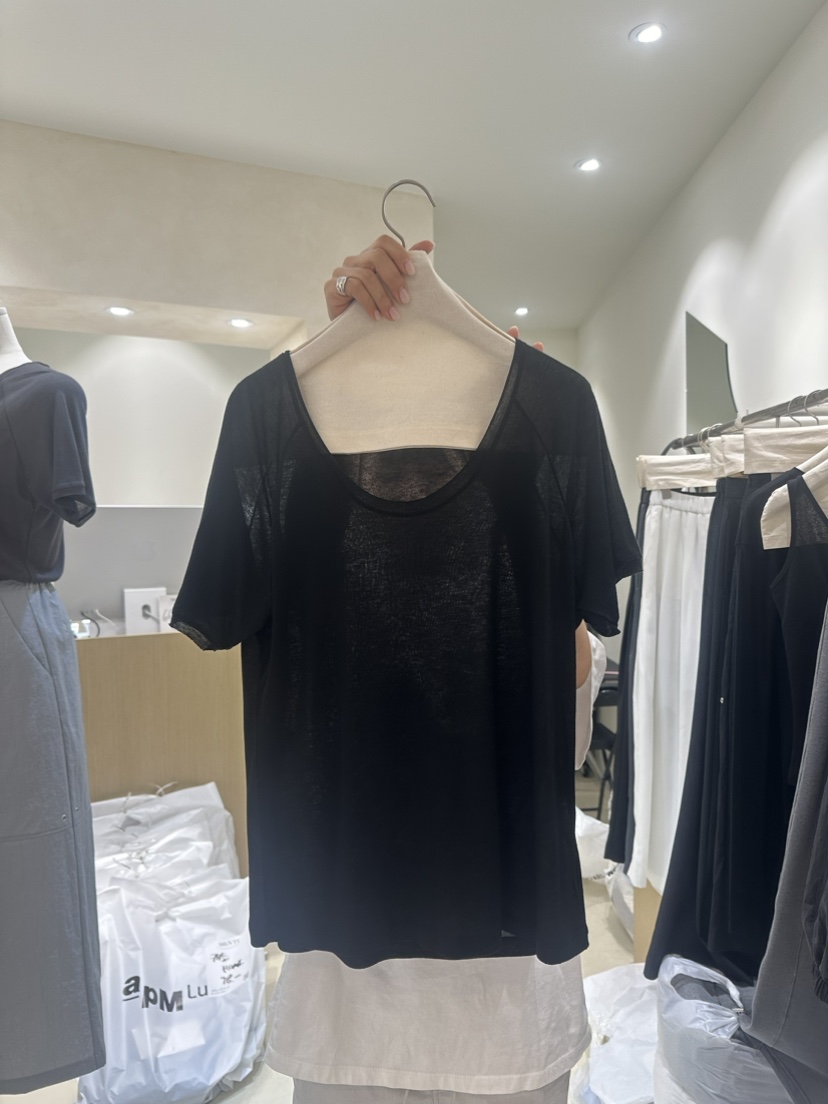 WANTS韓國直郵東大門代購女裝新品推薦人氣時尚24春夏T恤秋款DENISET恤圖色3