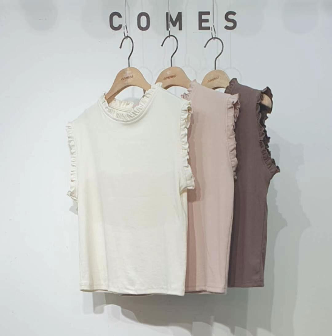 COMES-컴즈-OT直郵韓國代購女士新款真品休閑職業24秋夏T恤COMES-otT恤