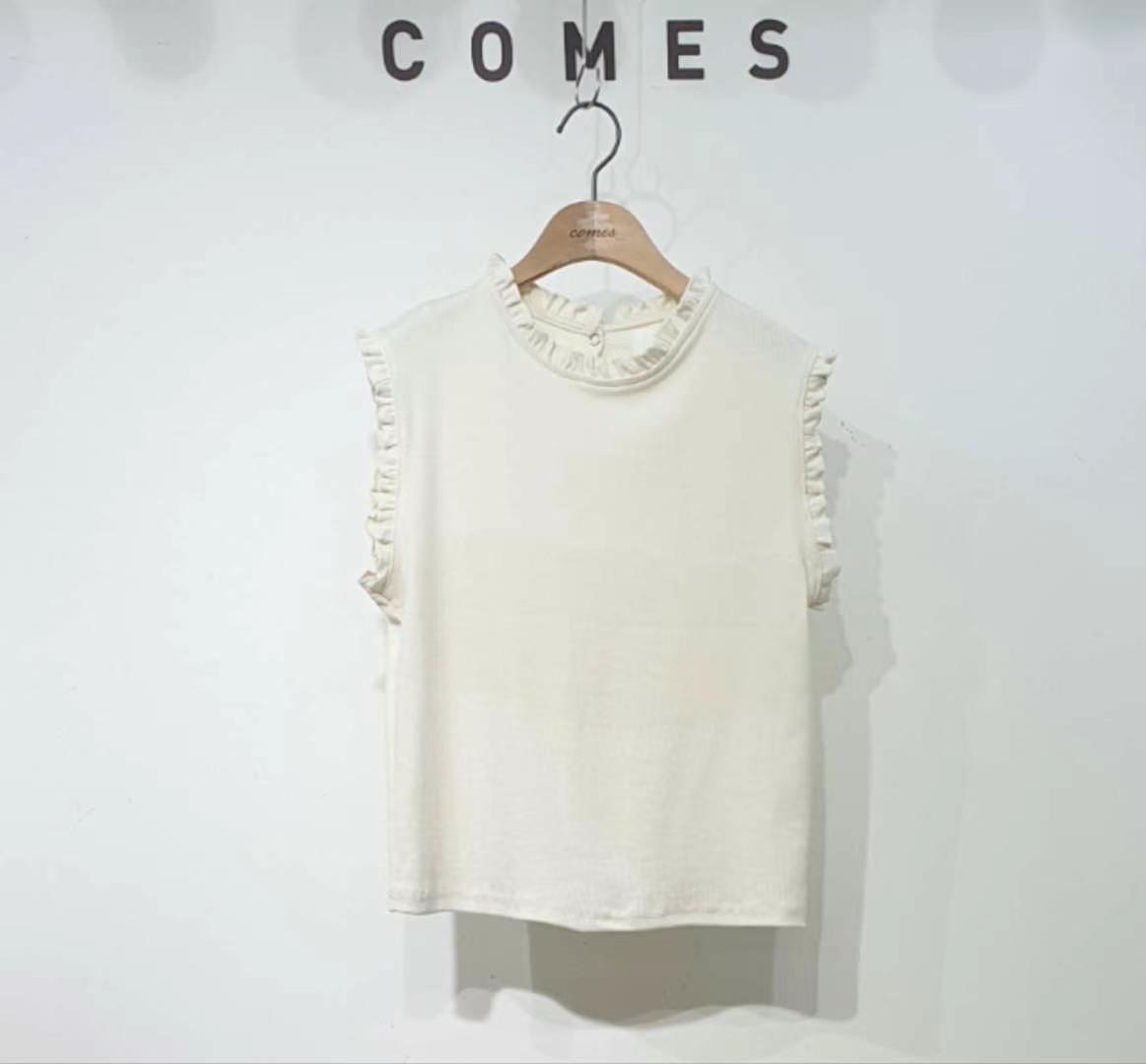 COMES-컴즈-OT直郵韓國代購女士新款真品休閑職業24秋夏T恤COMES-otT恤圖色3