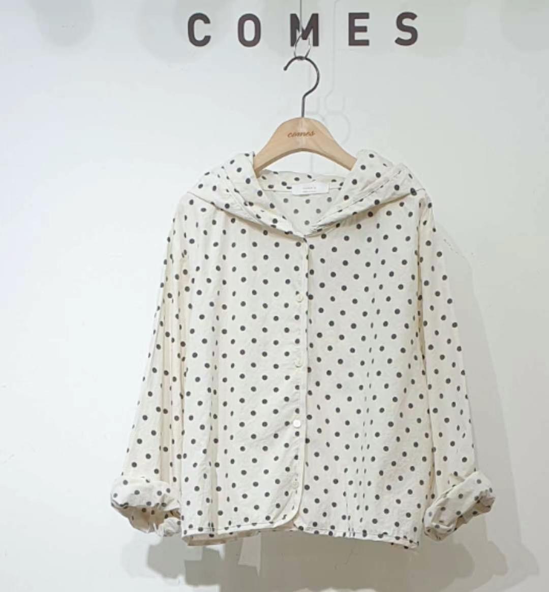 COMES-컴즈-OT直郵韓國代購女裝新款真品熱賣推薦襯衫蕾絲衫COMES-ot襯衫/蕾絲衫