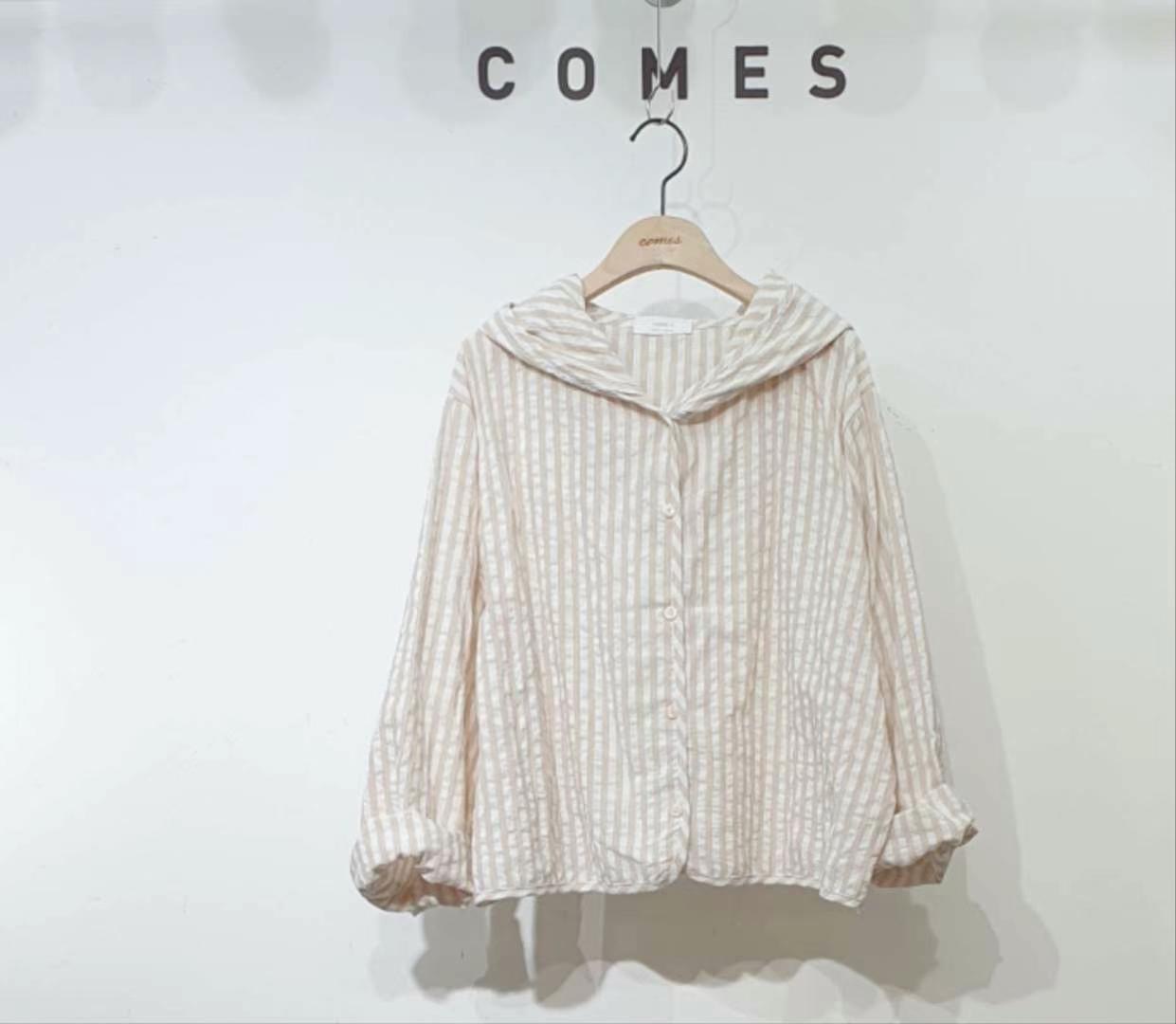COMES-컴즈-OT直郵韓國代購女裝新款真品熱賣推薦襯衫蕾絲衫COMES-ot襯衫/蕾絲衫圖色2