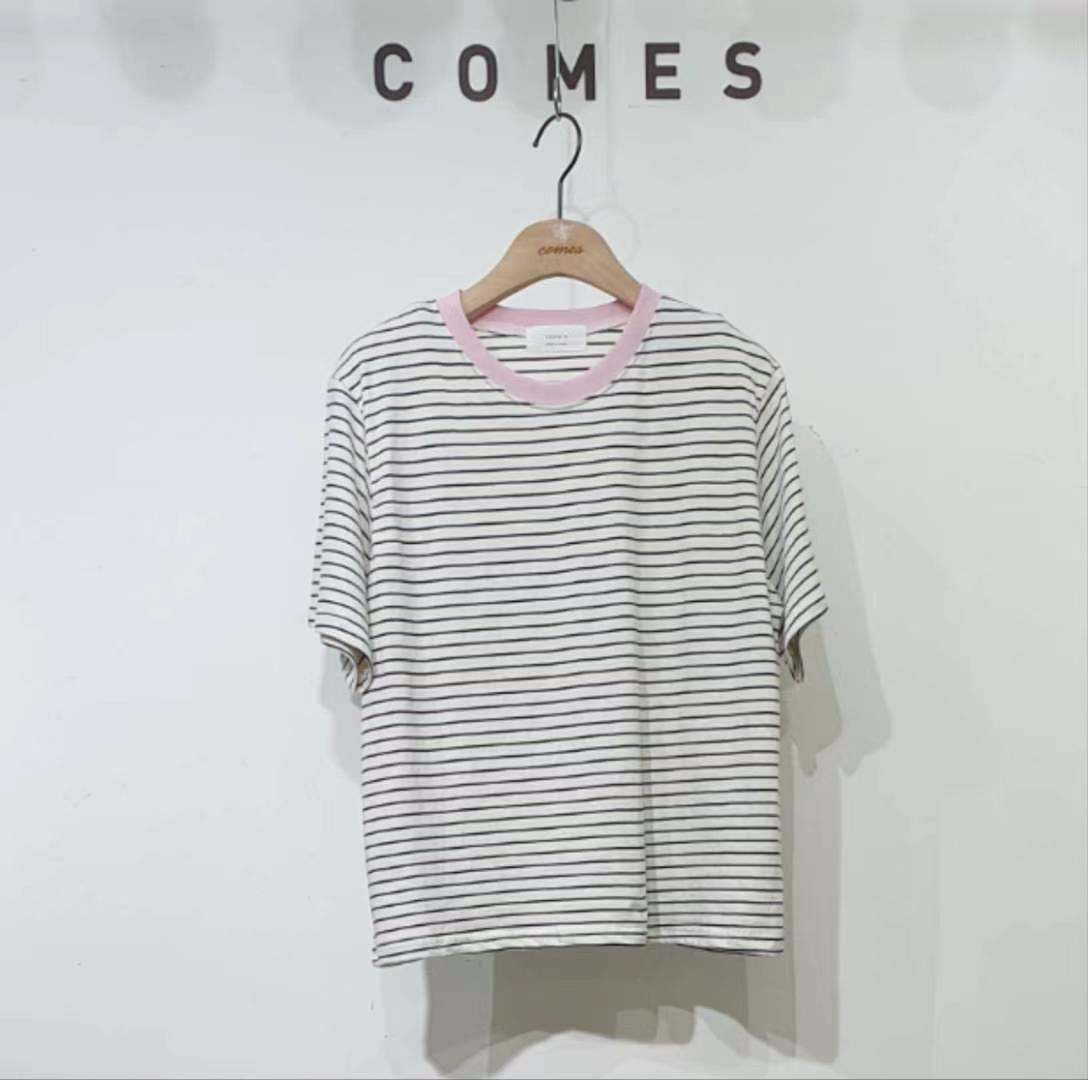 COMES-컴즈-OT韓國直郵女士新款職業熱賣休閑24秋夏T恤COMES-컴즈-OTT恤圖色2