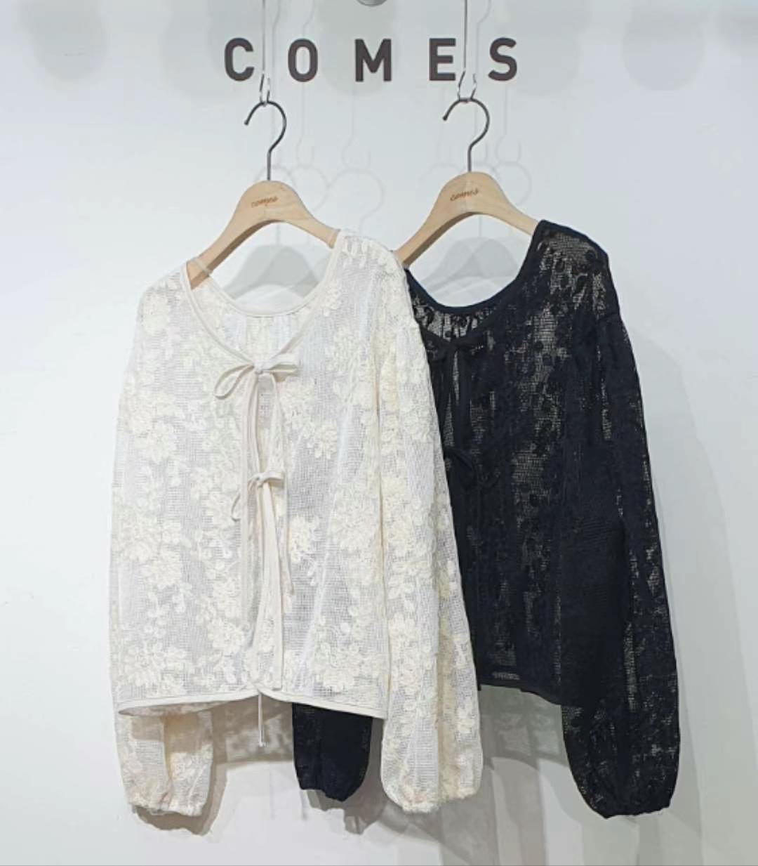COMES-컴즈-OT韓國直郵女裝新品時尚職業真品人氣襯衫蕾絲衫COMES-ot襯衫/蕾絲衫