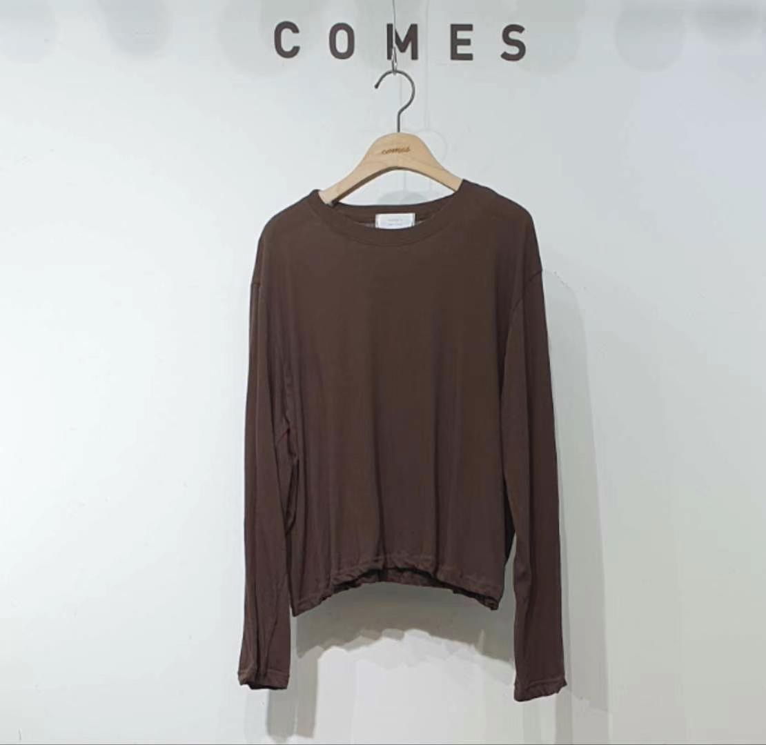 COMES-컴즈-OT直郵韓國代購女裝新款時尚推薦職業長袖T恤COMES-ot長袖T恤圖色3