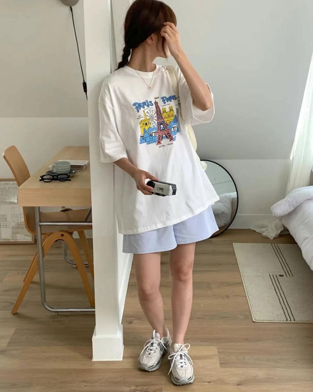 MERCY韓國直郵東大門代購女裝新款推薦休閑人氣熱賣24秋夏T恤MERCYT恤