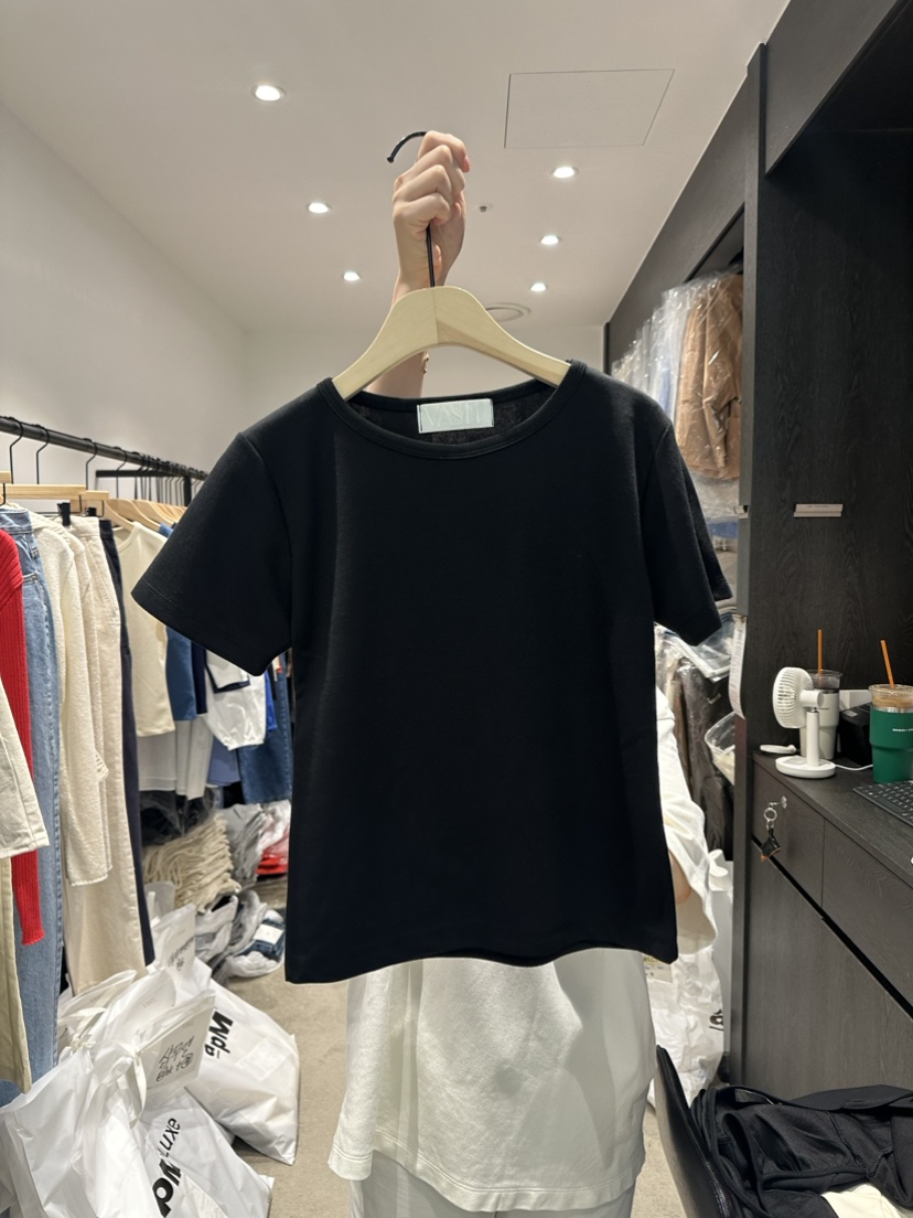 VASIL直郵韓國代購女裝新款24春夏時尚人氣休閑職業真品T恤VASILT恤圖色3