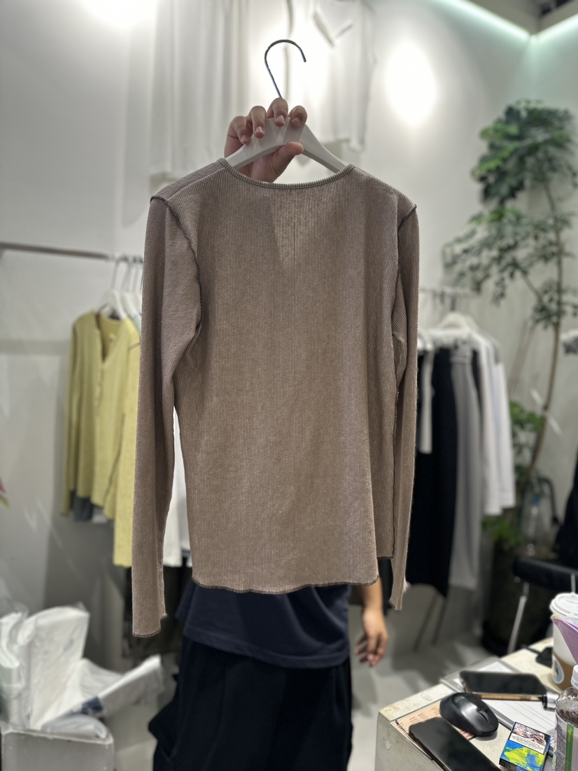 URBANE cloth直郵韓國代購女裝新品24春夏人氣時尚長袖T恤URBANE cloth長袖T恤