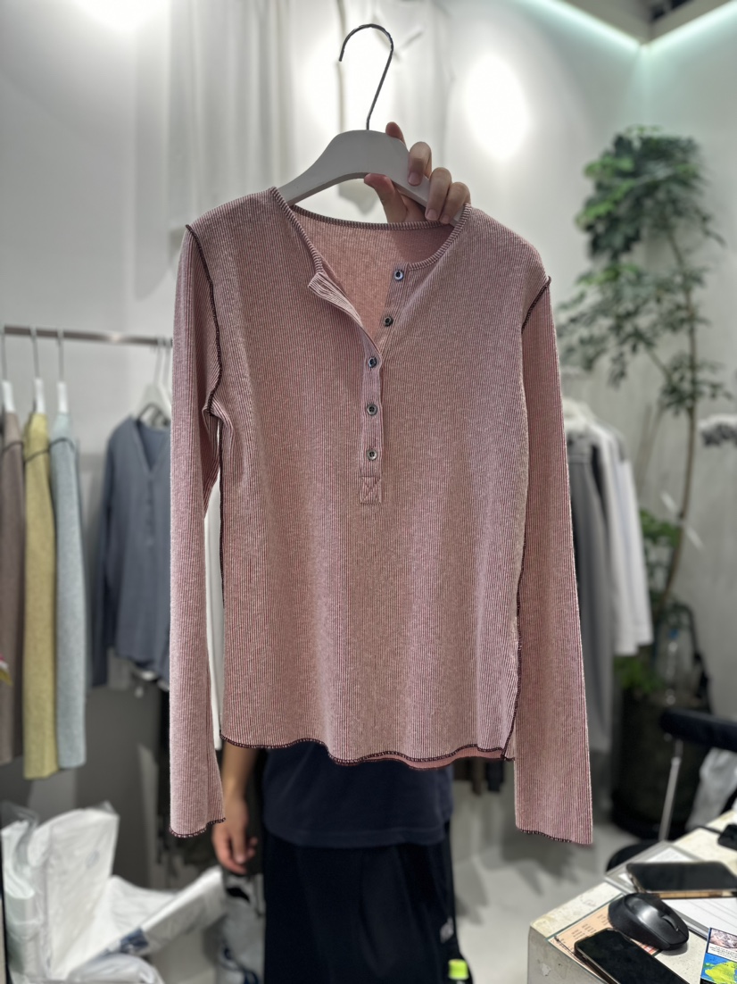 URBANE cloth直郵韓國代購女裝新品24春夏人氣時尚長袖T恤URBANE cloth長袖T恤圖色4