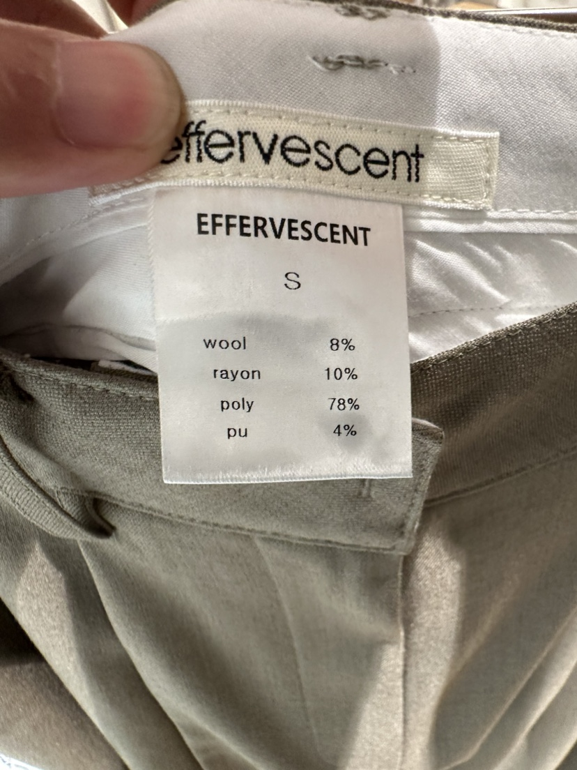 evc/effervescent韓國直郵東大門代購女裝新款職業休閑休閑褲evc/effervescent休閑褲