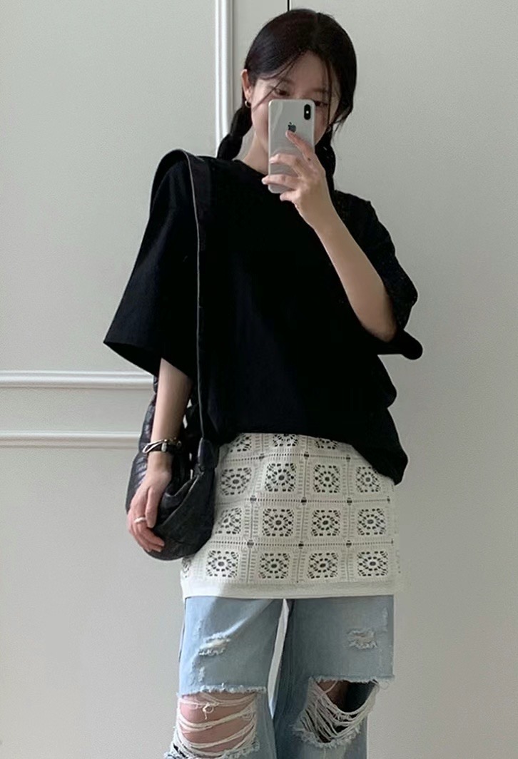 WHERELL直郵韓國代購女裝新品人氣職業真品推薦熱賣時尚短裙FORUS短裙
