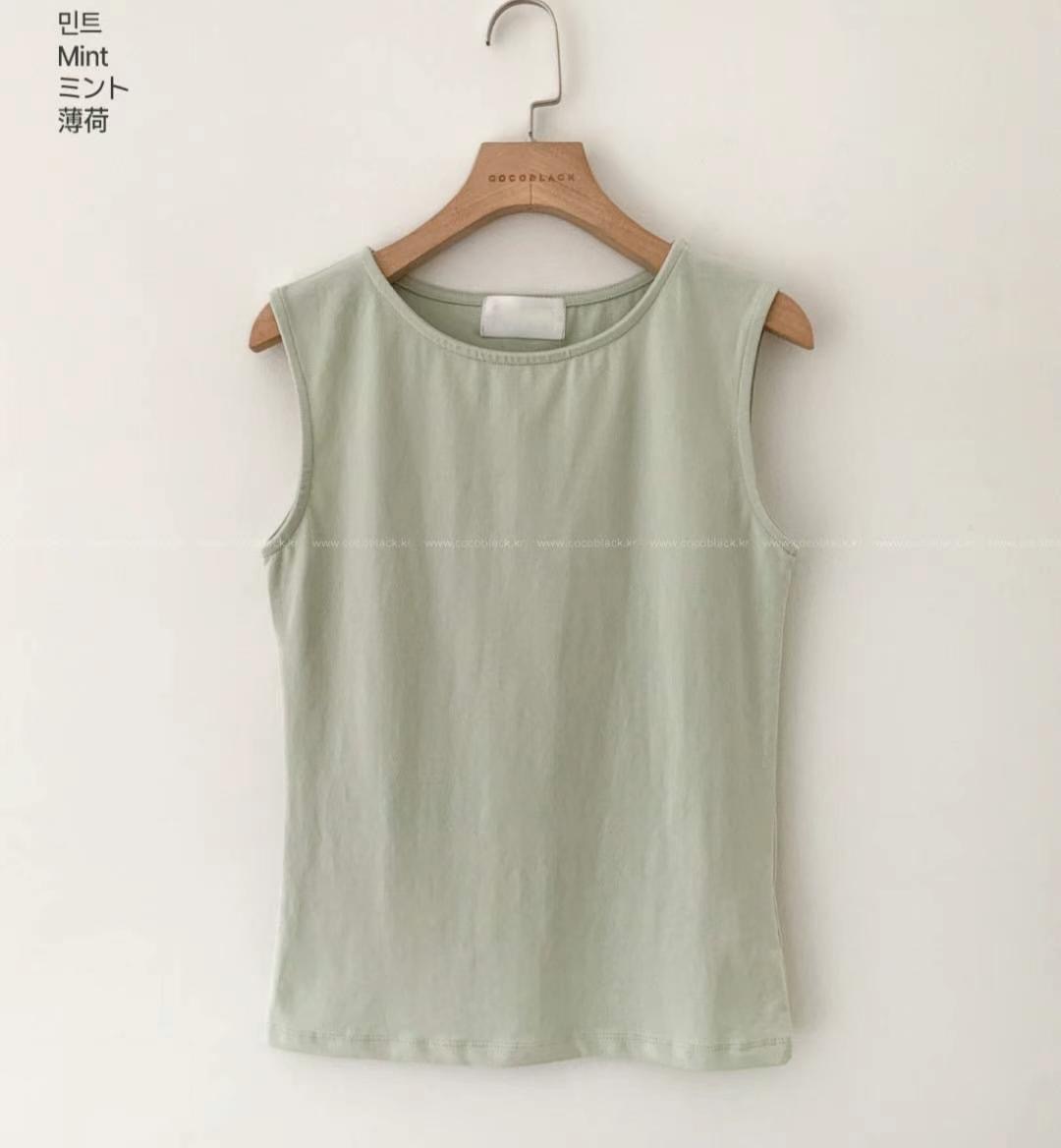 MANIERE直郵韓國代購女裝新品休閑時尚真品24春夏吊帶背心THEMAIN吊帶/背心圖色3